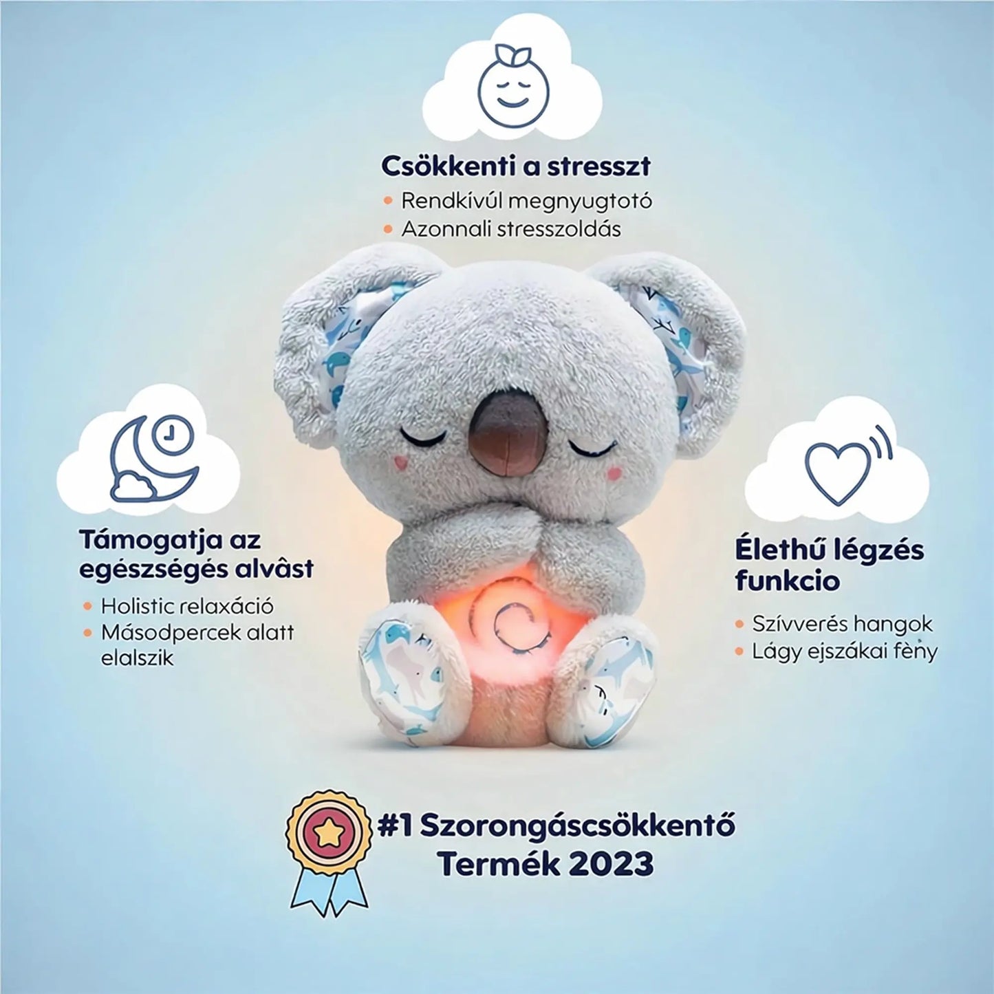 Szuszugó Koala a nyugodt és gyors elalváshoz